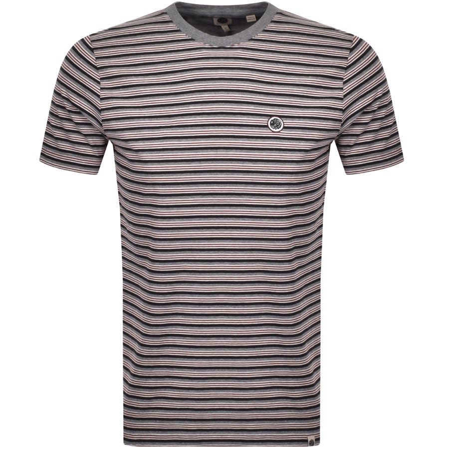 Alternative Image for ProductPretty Green Multi Stripe T Shirt Red1
